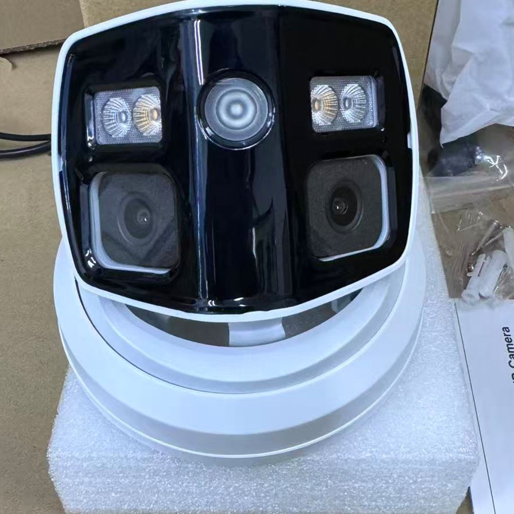 VIKYLIN 4K 8MP 180° Angle IR Color IP Camera Dual lens 8CH 8POE NVR System Lot