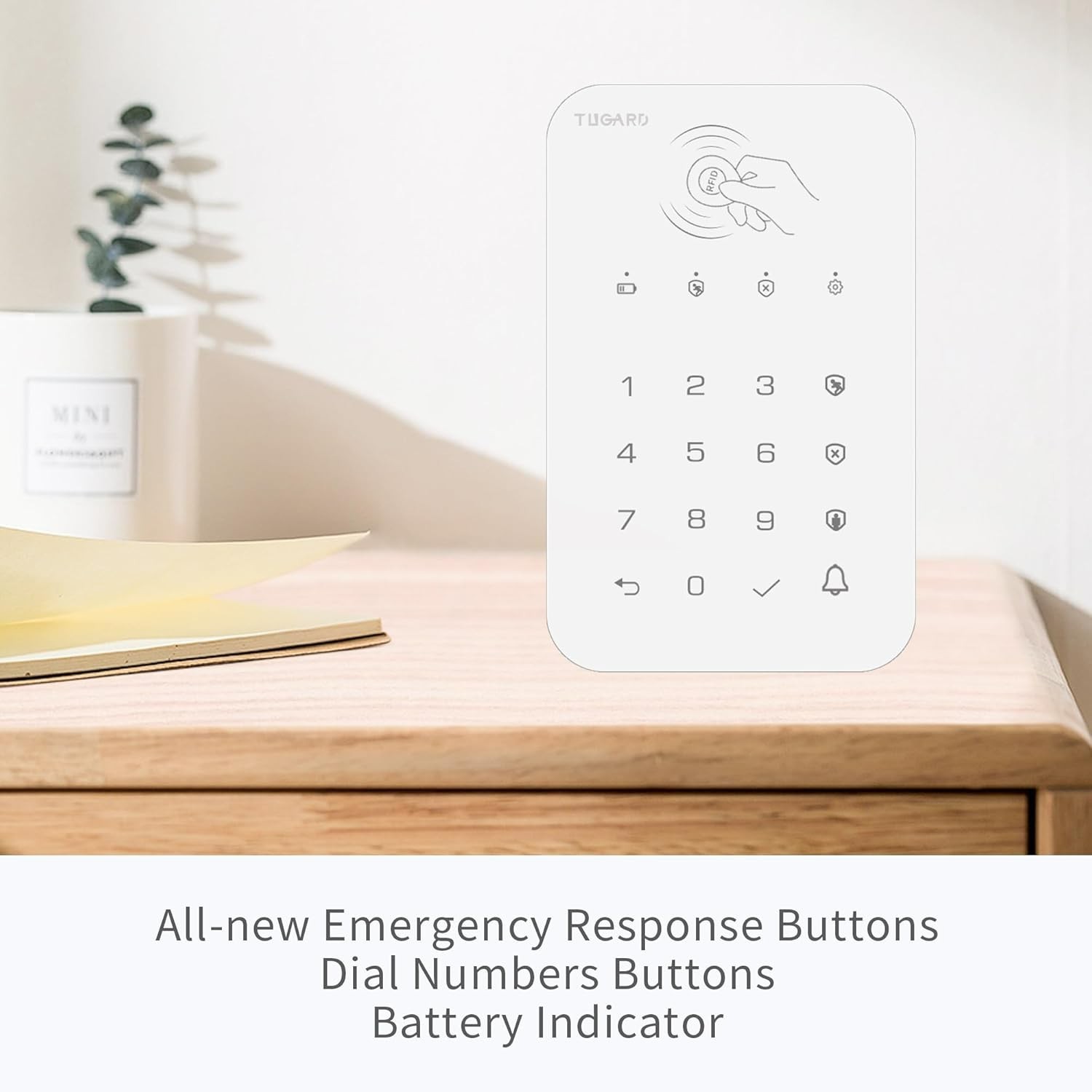 “Keyboard for WiFi GSM Burglar Alarm System,Smart Home Alarm System Base Wirel..