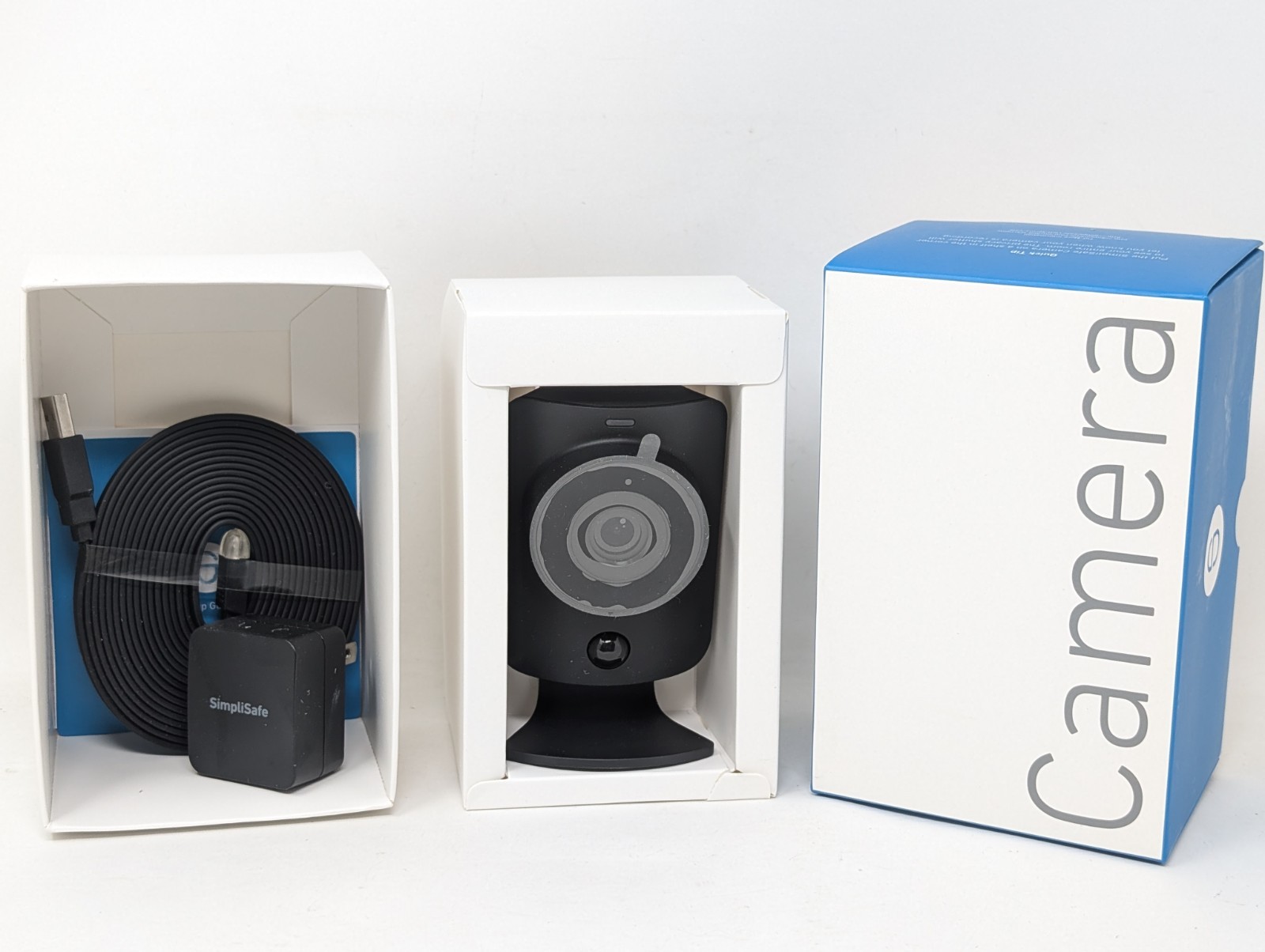 SimpliSafe SimpliCam 1080p Wireless Security Camera – Black SSCM1 Open Box