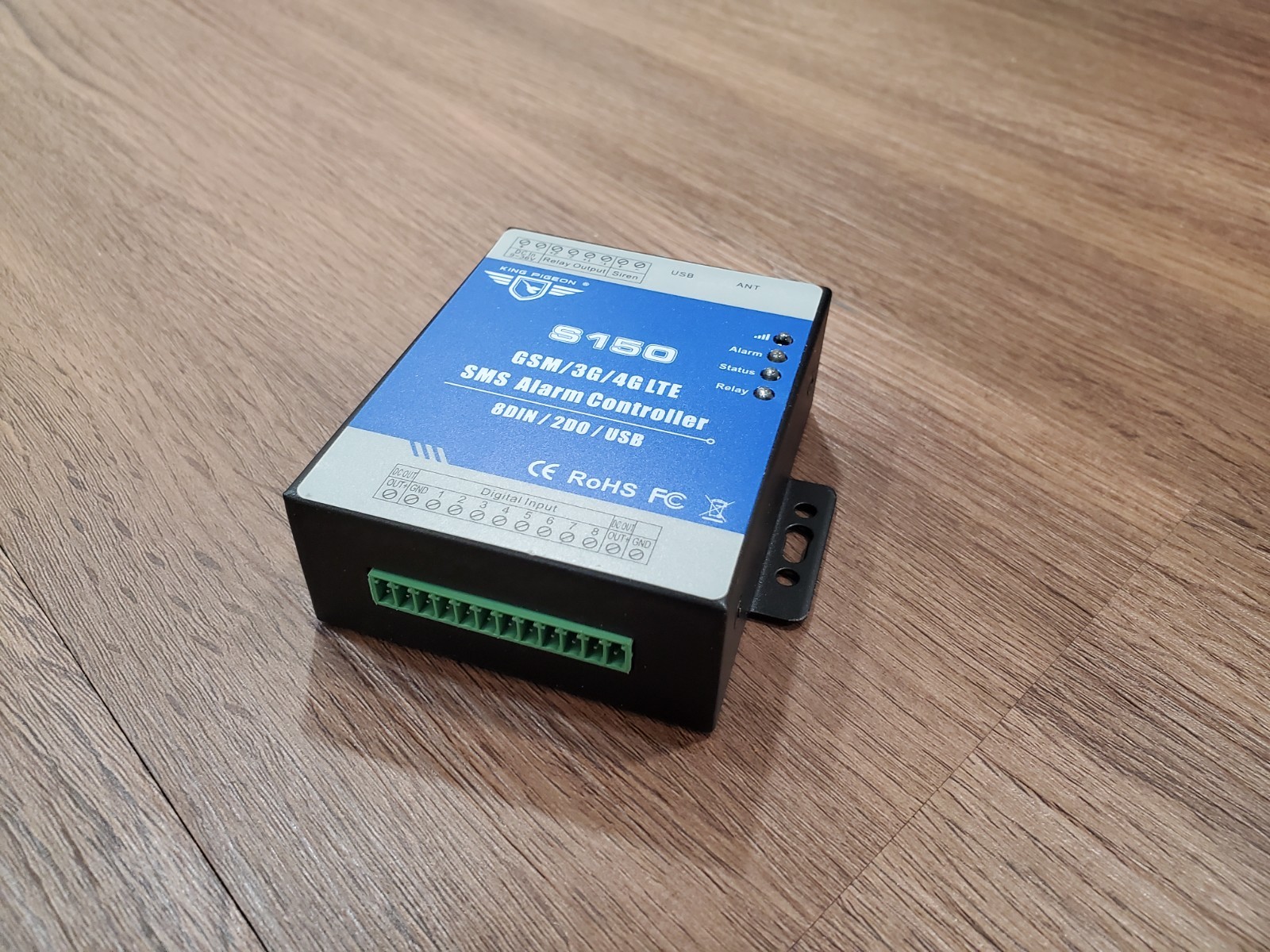 S150 4G GSM SMS Alarm Remote Controller Alarm Relay Switch