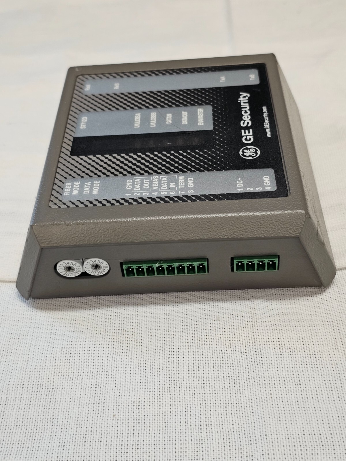 GE Security Transmitter Repeater Fiber Optic Video Data Receiver S7712D EST4