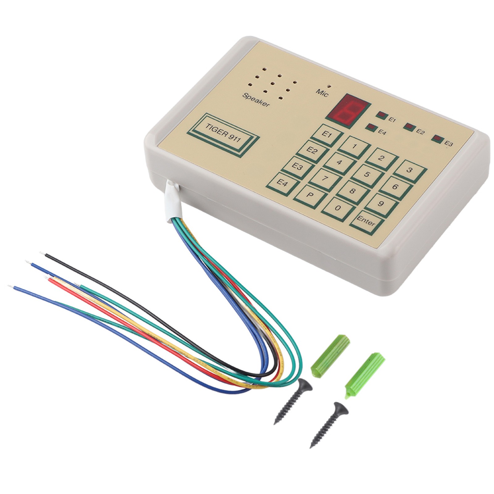Wired Telephone Voice Auto-dialer Burglar Security House Alarm System New HG