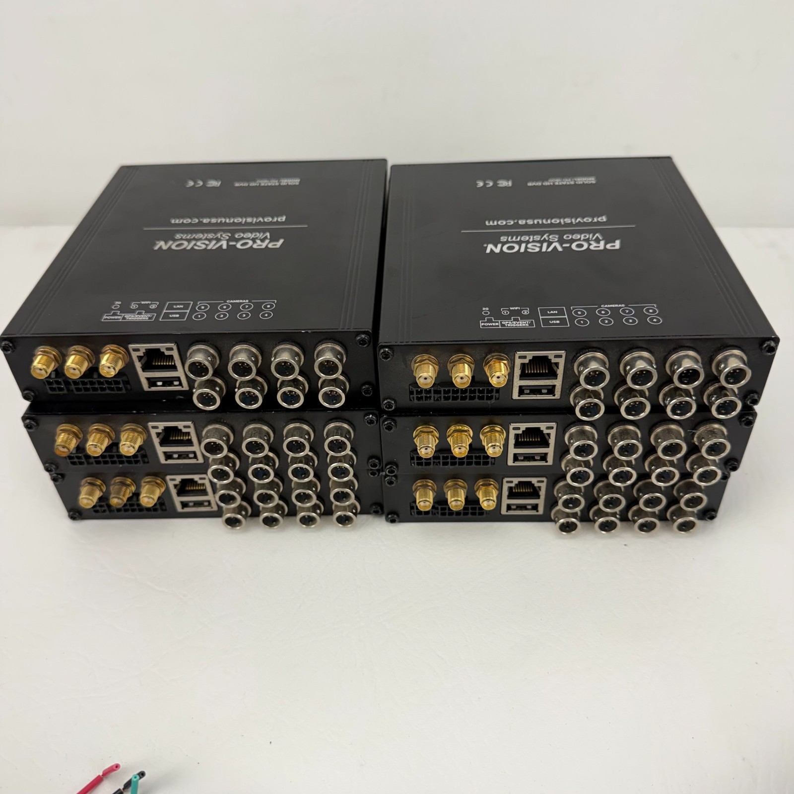 Lot of 6 Pro Vision Systems HD PD-1800 Solid State DVR Camera Recorder