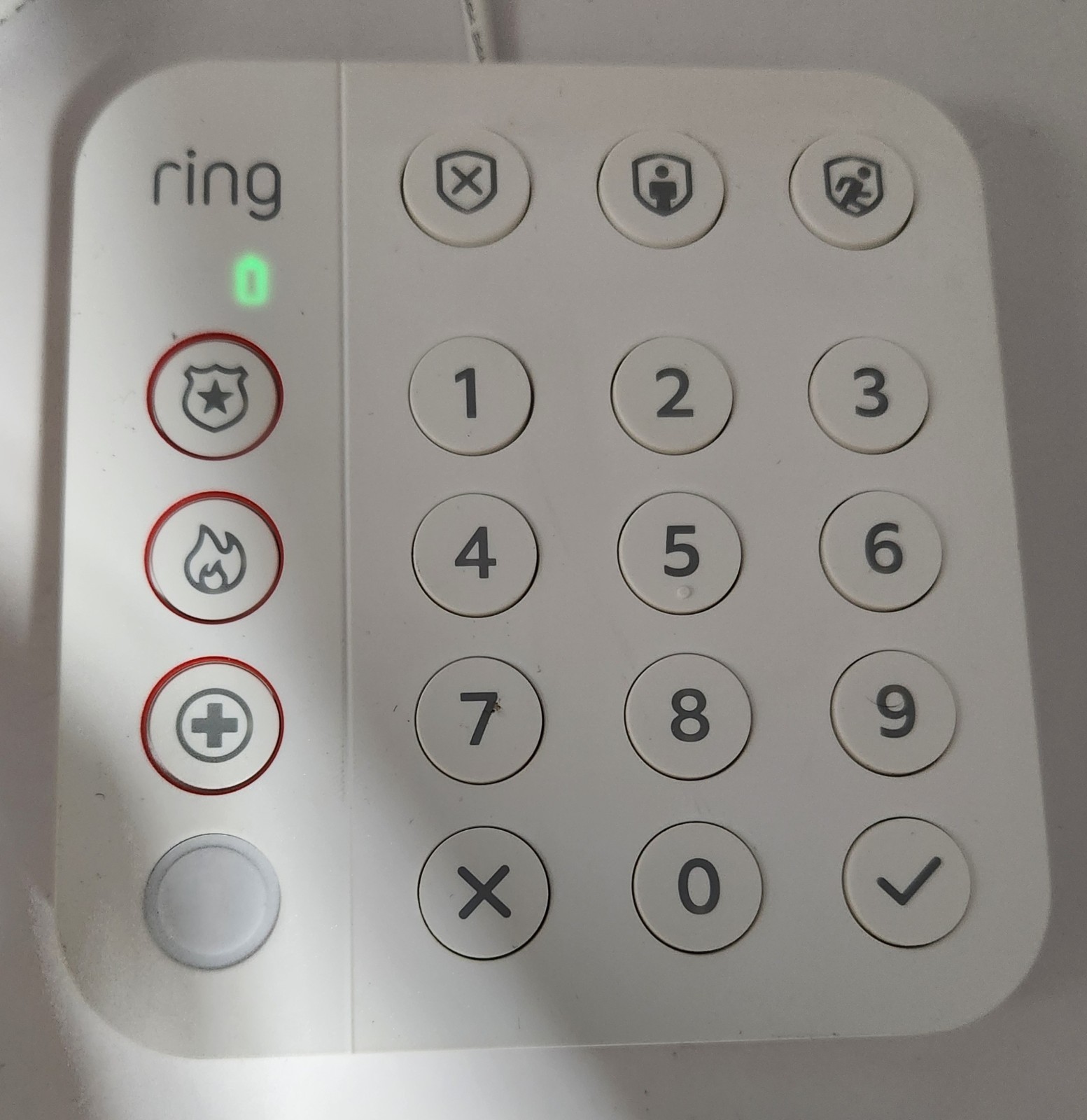Ring Keypad 5AT2S7 (2nd Gen) White Z-Wave Plus