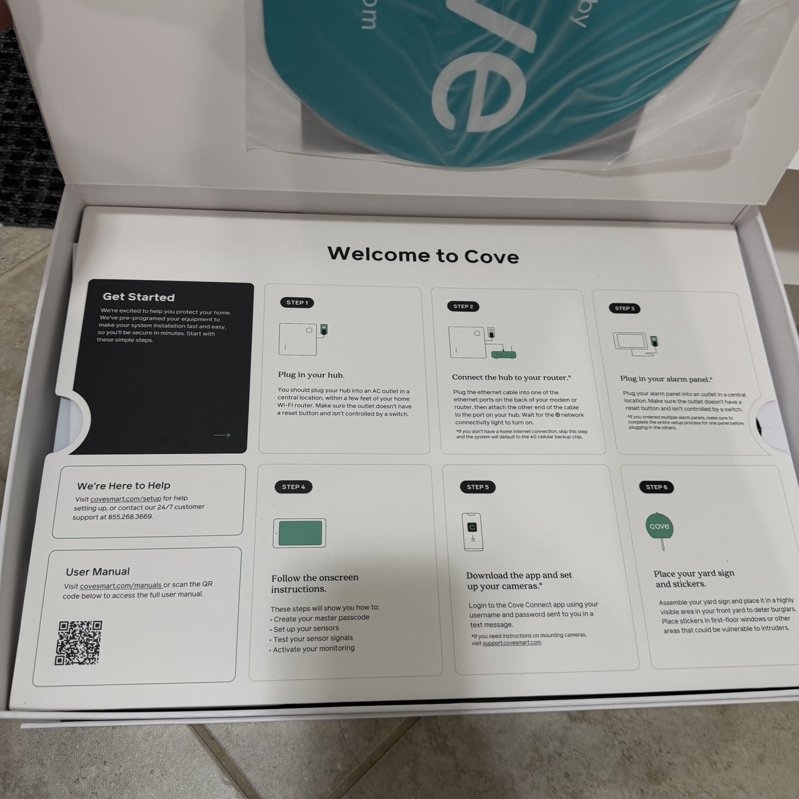 Cove Security System Eufy Security Panel, Touch Screen Display New