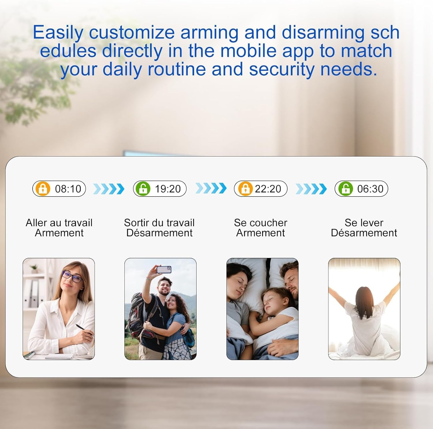 WiFi Wireless Alarm System – 24/7 Home Security, 4.3″ Touch Screen & App Alerts