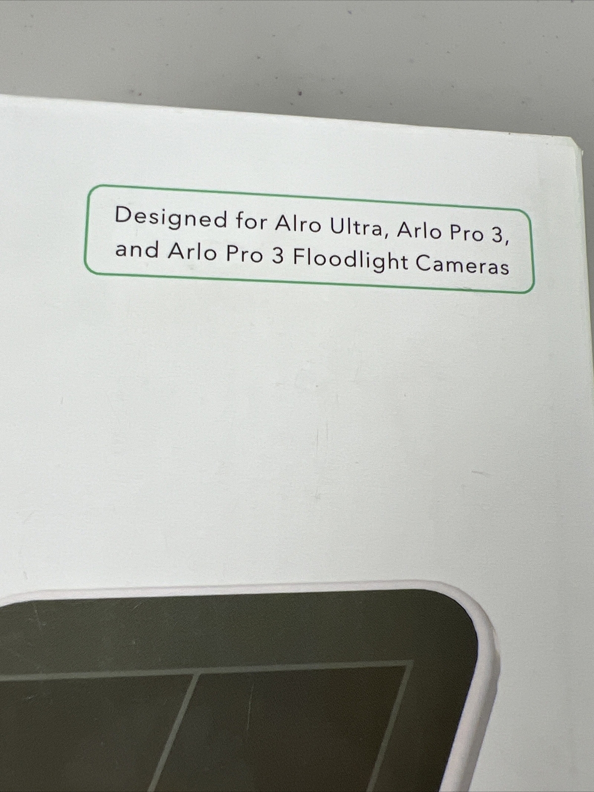 Arlo Solar Panel for Arlo Ultra, Ultra 2, Pro 3, Pro 4, and Pro 3 Camera