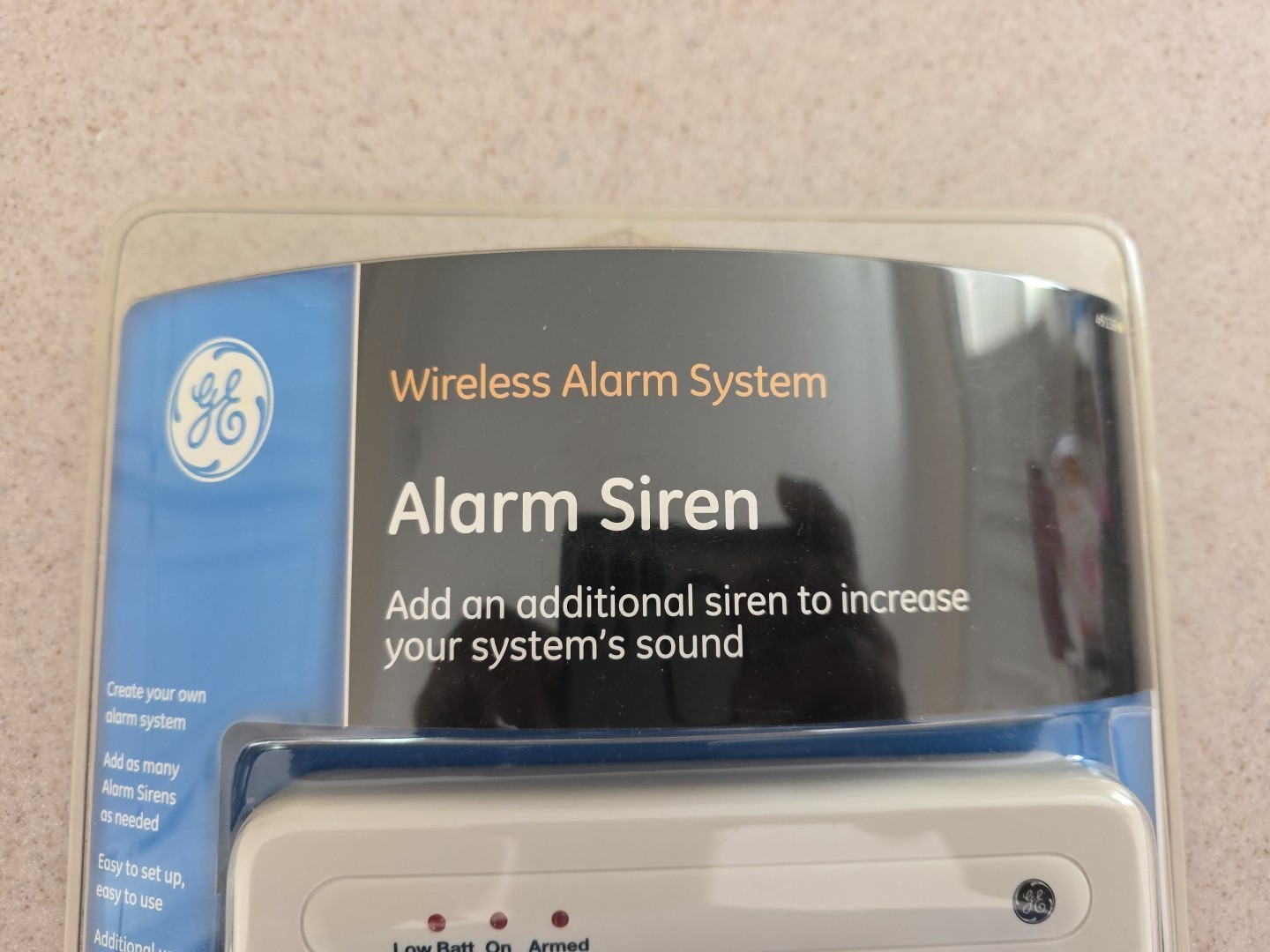 GE Choice Alert Wireless Alarm Siren 45136 New Sealed NIB Add-on 130dB