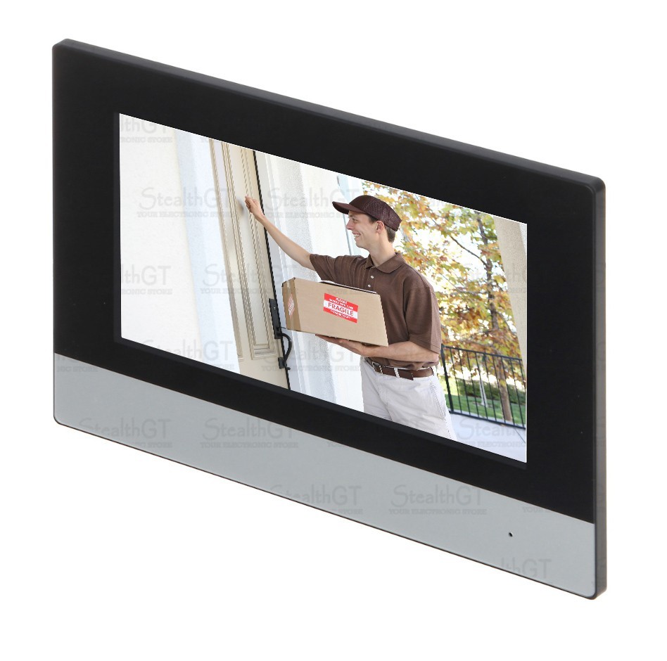 IP PoE Video Intercom Kit- 2MP Doorbell Camera + Color Video Monitor