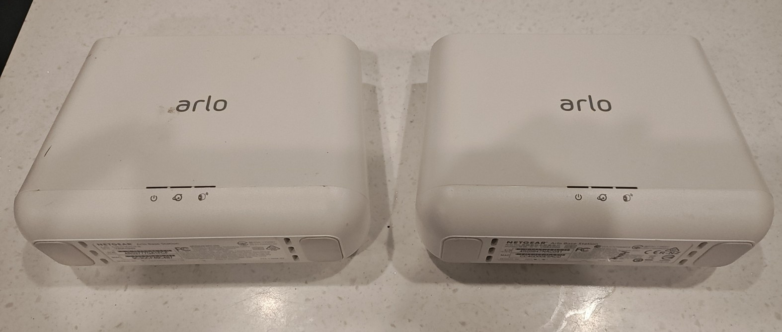 Netgear Arlo Pro Base Station VMB4000 Smart Home Hub / No Power Cord Lot Of 2