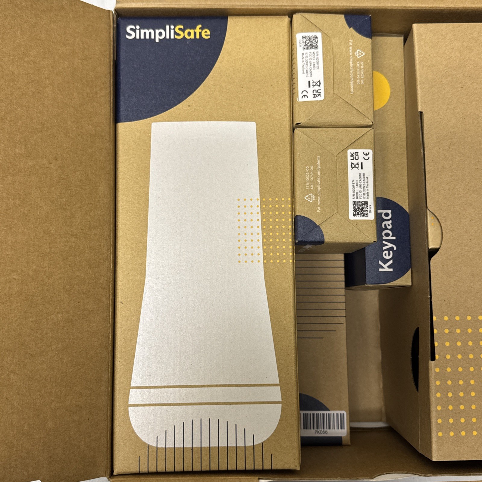 SimpliSafe Security System, Outdoor Camera, Base, Keypad, 8 Sensors, 13-Piece