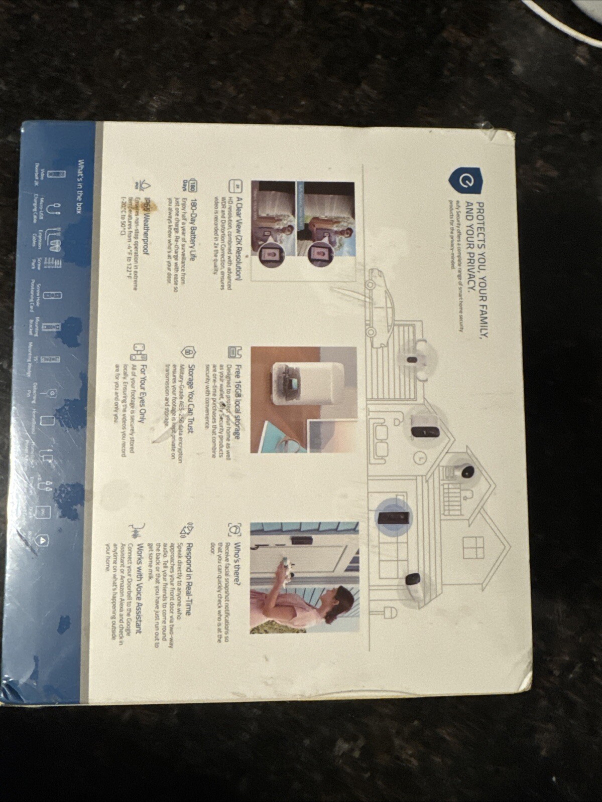 Eufy Security Battery Video Doorbell With 2k HD Resolution