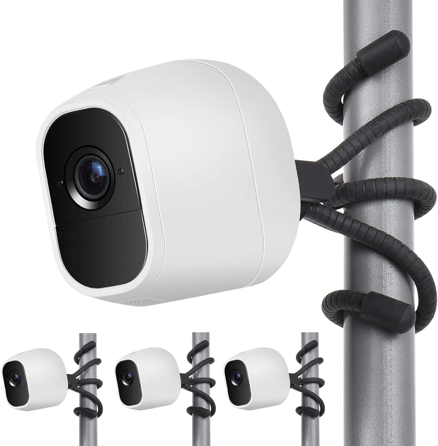 3 Pack Flexible Tripod Compatible with Arlo Pro 4/Pro 2/Pro,Arlo Ultra,Arlo Baby