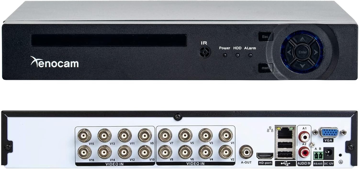16CH 1080N Hybrid DVR CCTV Security System Video Recorder NVR Analog CCTV