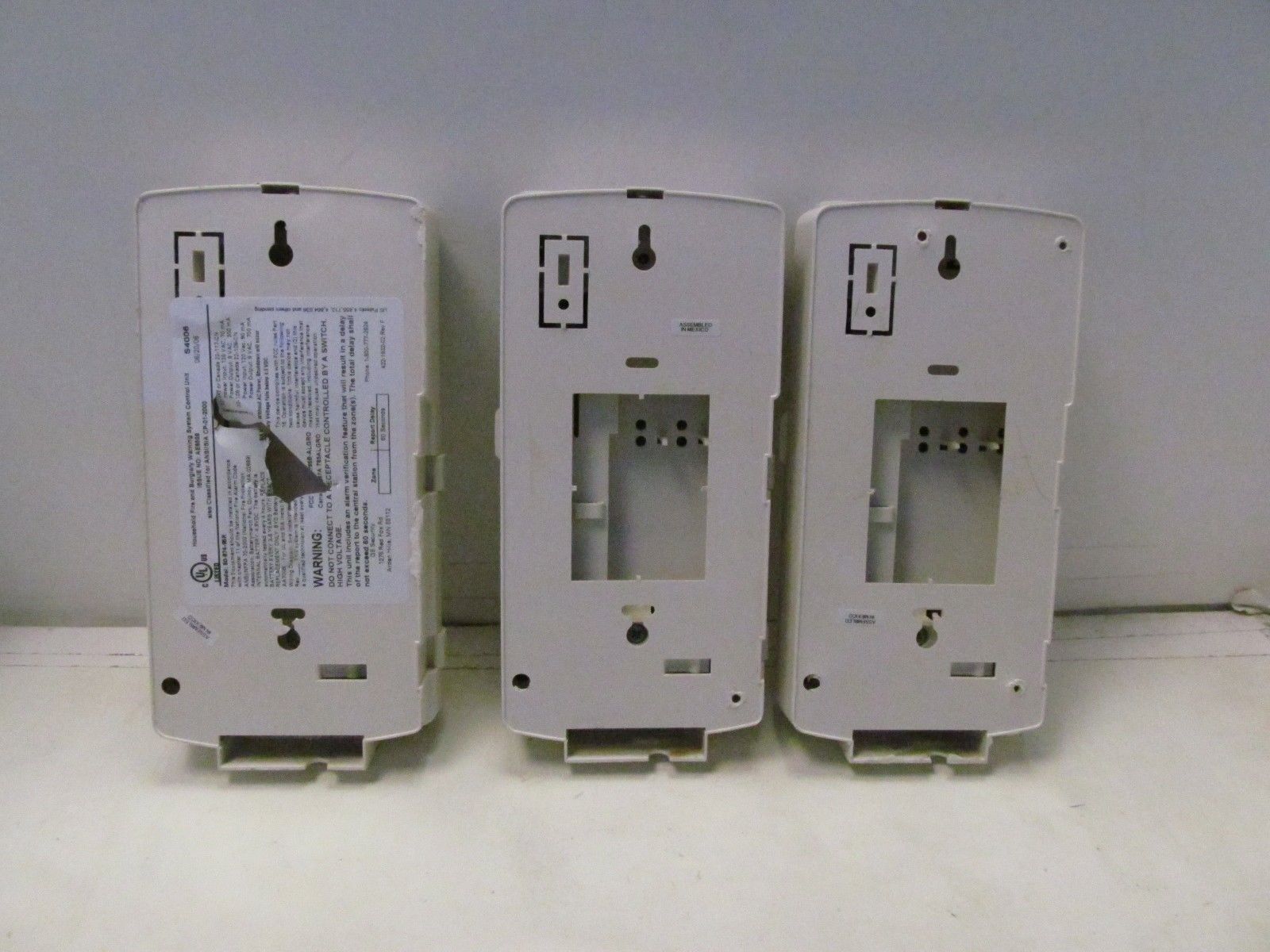 LOT OF 3 GE Network Multifamily 60-874-95R Control Panel S4006 AE6558
