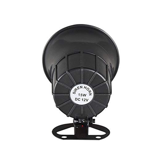 “Sirena de alarma con cable Bocina 15W DC 6 a 12V Sirena de seguridad “