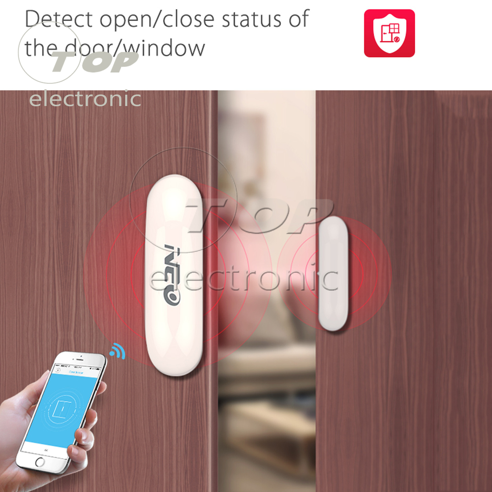 NEO Coolcam WiFi Door Alarm Home Security Sensor Detector Battery Powered