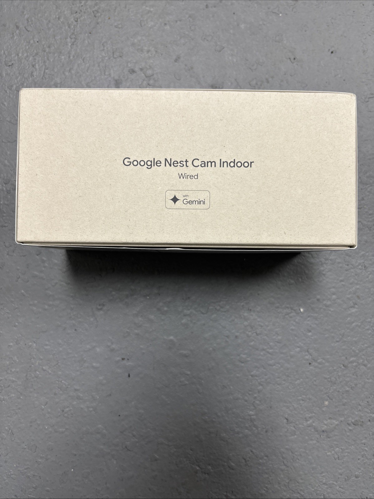 Google Nest Cam Indoor Wired 2K HDR Security Camera 3rd Gen WiFi Snow White