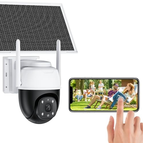 No Wifi Camera, 24 hours Continuous Recording AOV Solar Security Cameras
