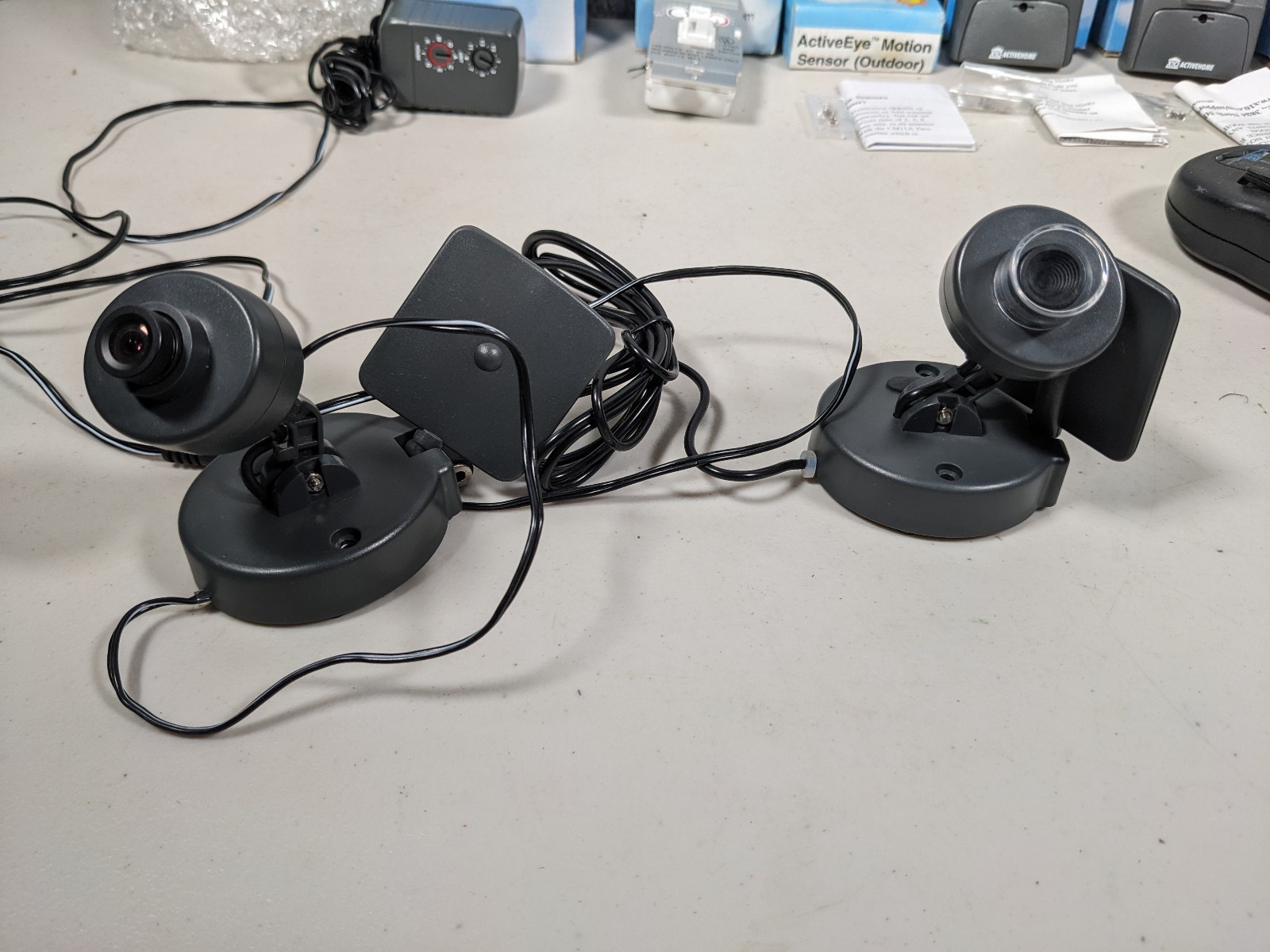 Large Lot X-10 Powerhouse Home Security Surveillance Controllers Cameras Motion