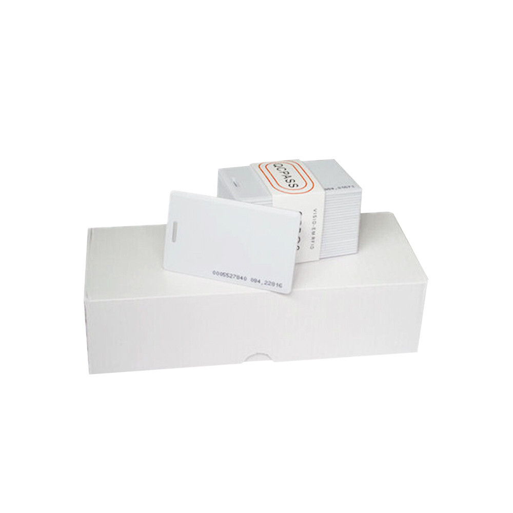 Clamshell 2MM Thickness 125KHZ EM4100/4102 RFID Access Control System card 50pcs