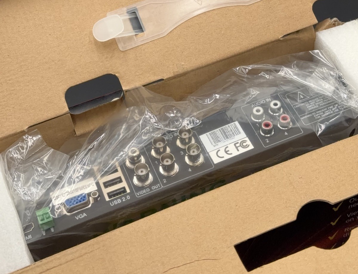 NEW Night Owl 4 Channel DVR Model: PE-DVR4 960H – No Hard drive, Fits Up To 2TB