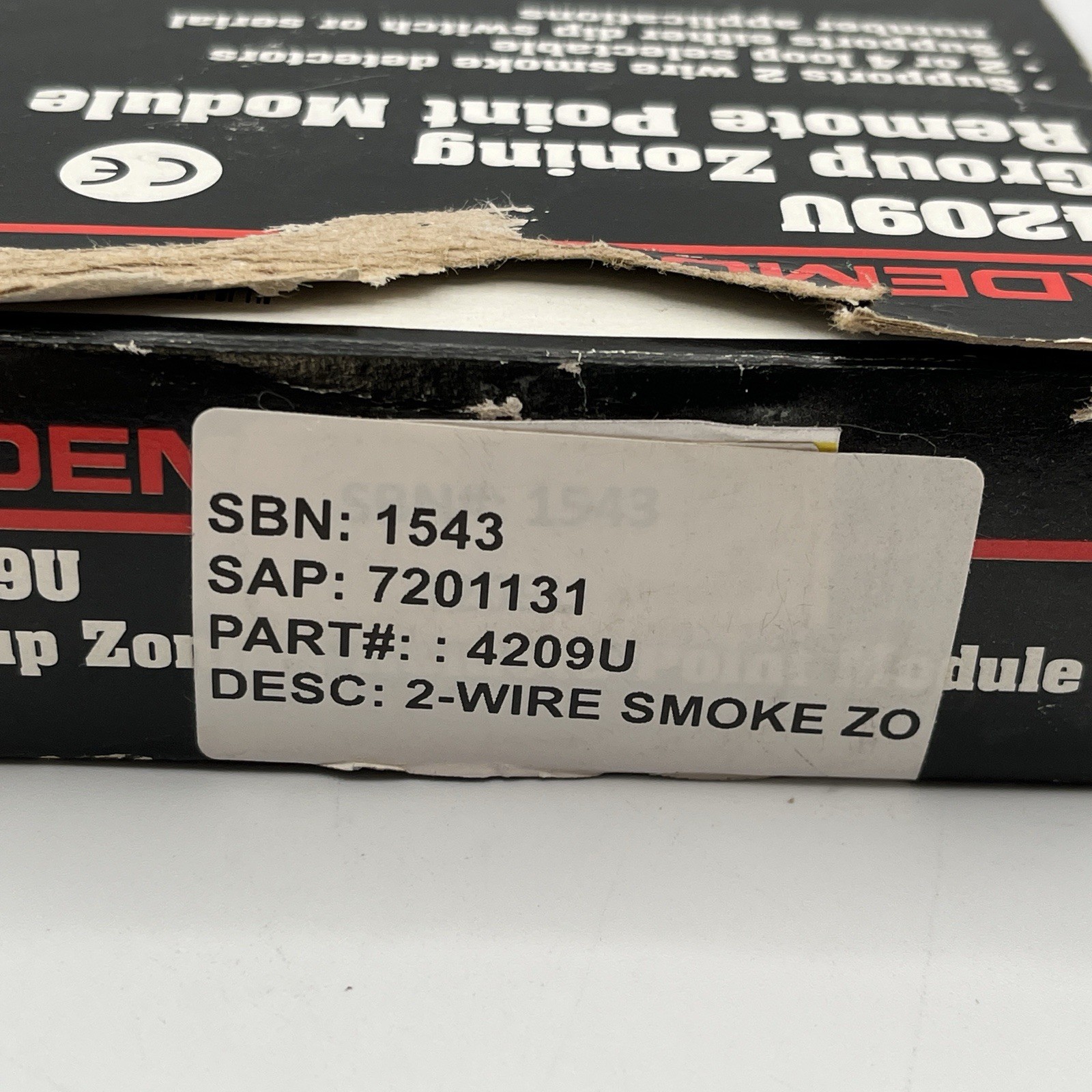 NEW!! Ademco Honeywell Group 2 Wire Smoke Zoning Remote Point Module – 4209U