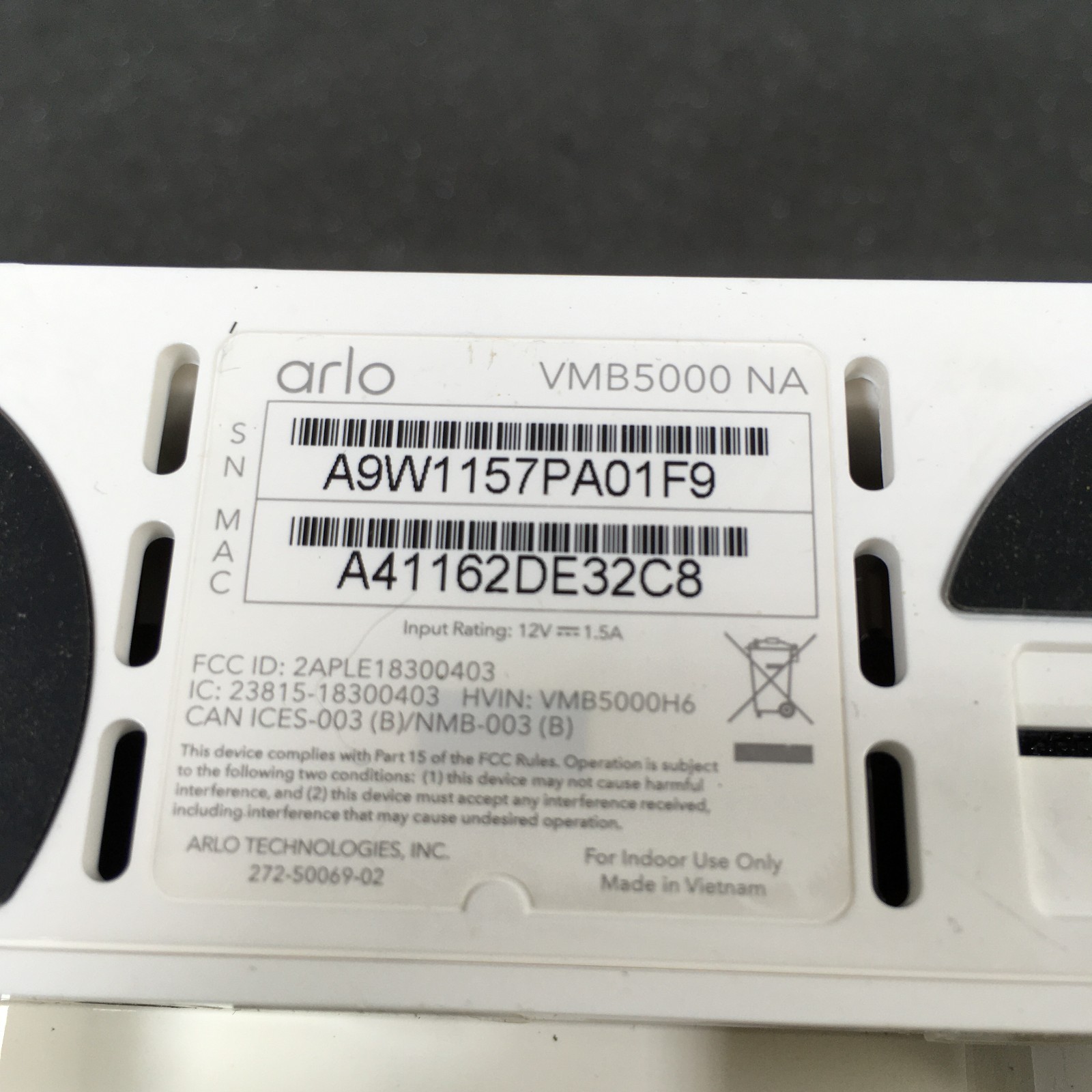 Arlo Ultra Smart Hub Base Station VMB5000 – White (Acceptable)