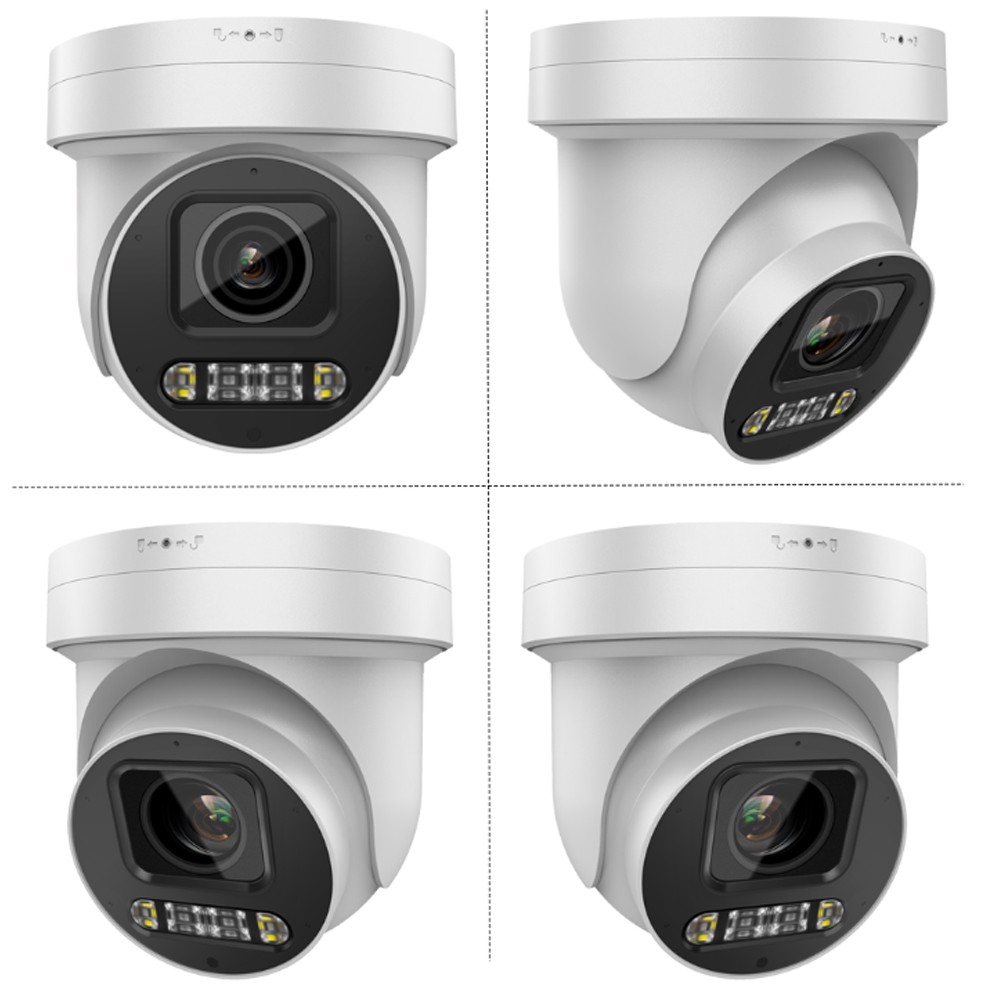 Vikylin 8CH 8POE 4K 8MP 5X ZOOM Color+IR 2Way Audio Security Camera System Lot