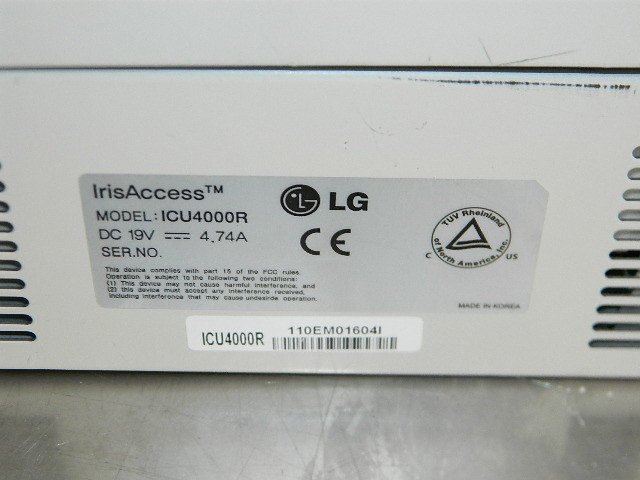 LG IRIS ACCESS ICU4000R ICAM CONTROLLER PANEL