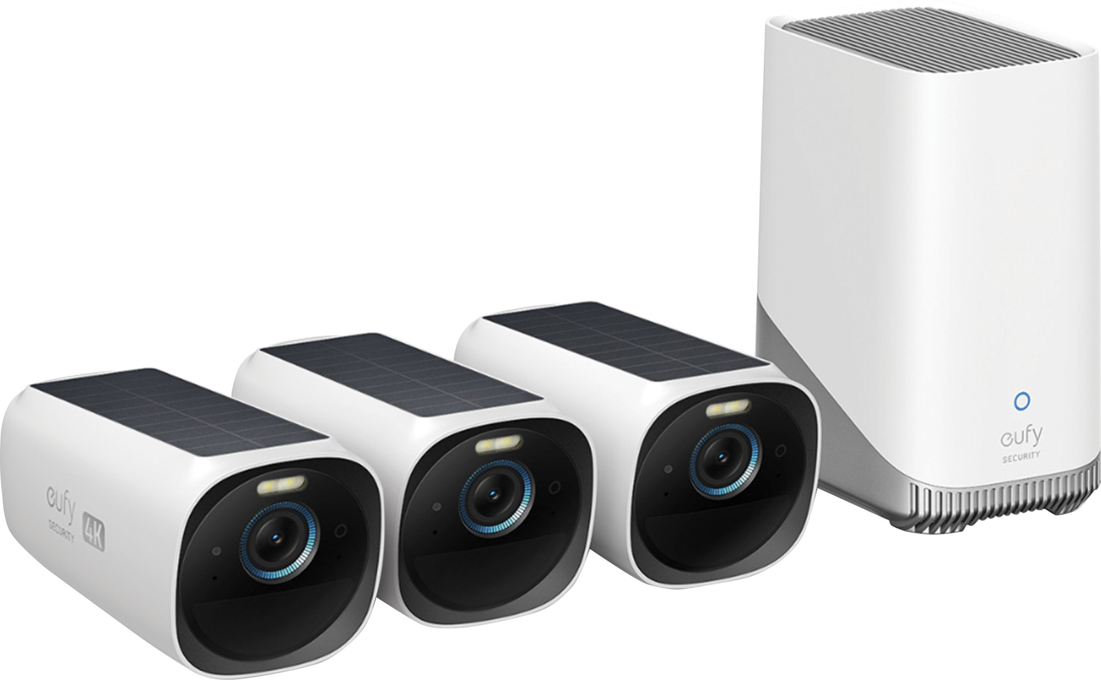 eufy Security – eufyCam 3 3-Camera Indoor/Outdoor Wireless 4K Security System…