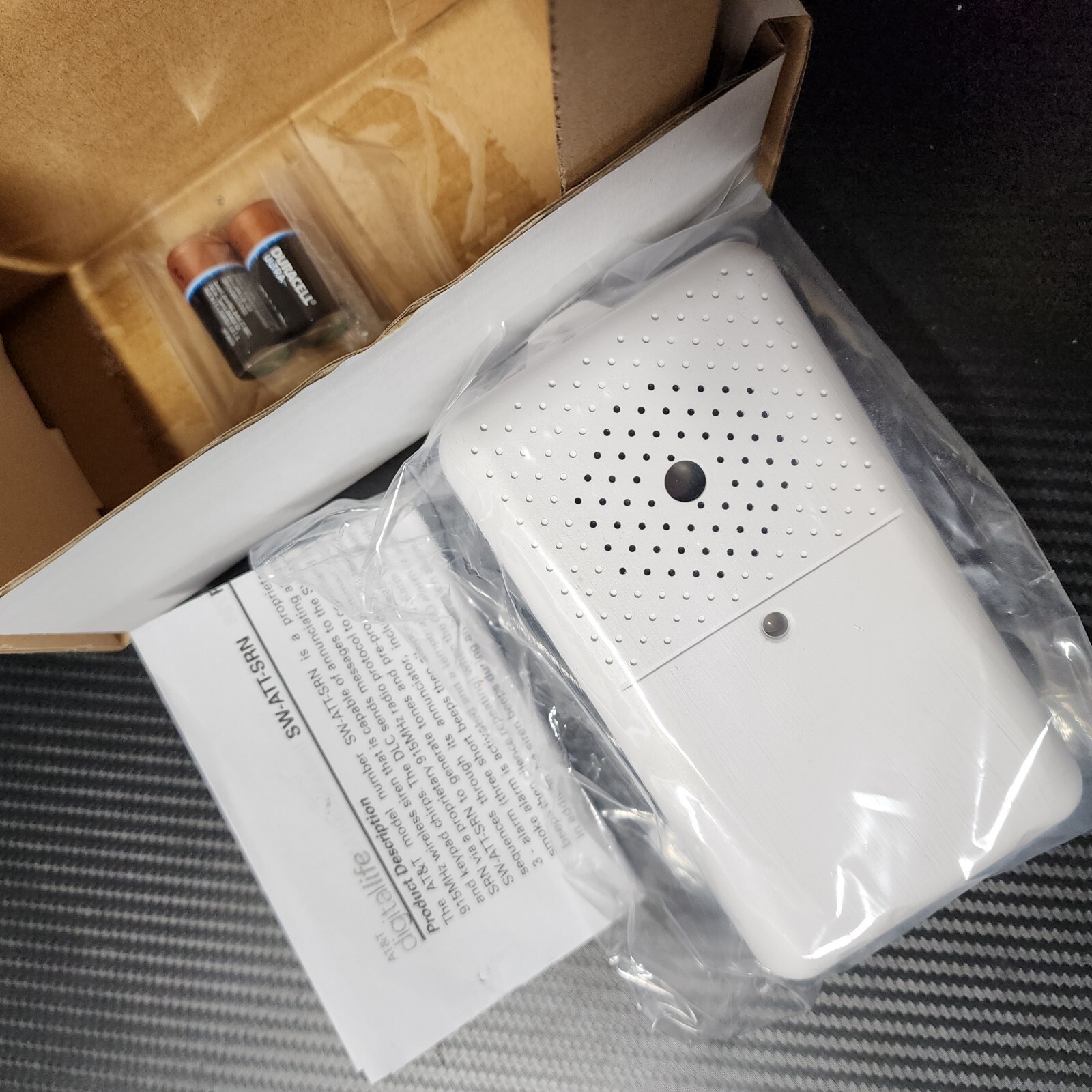 AT&T / Cisco DLC-100 Digital Life Indoor Wireless Siren SW-ATT-SRN 41798