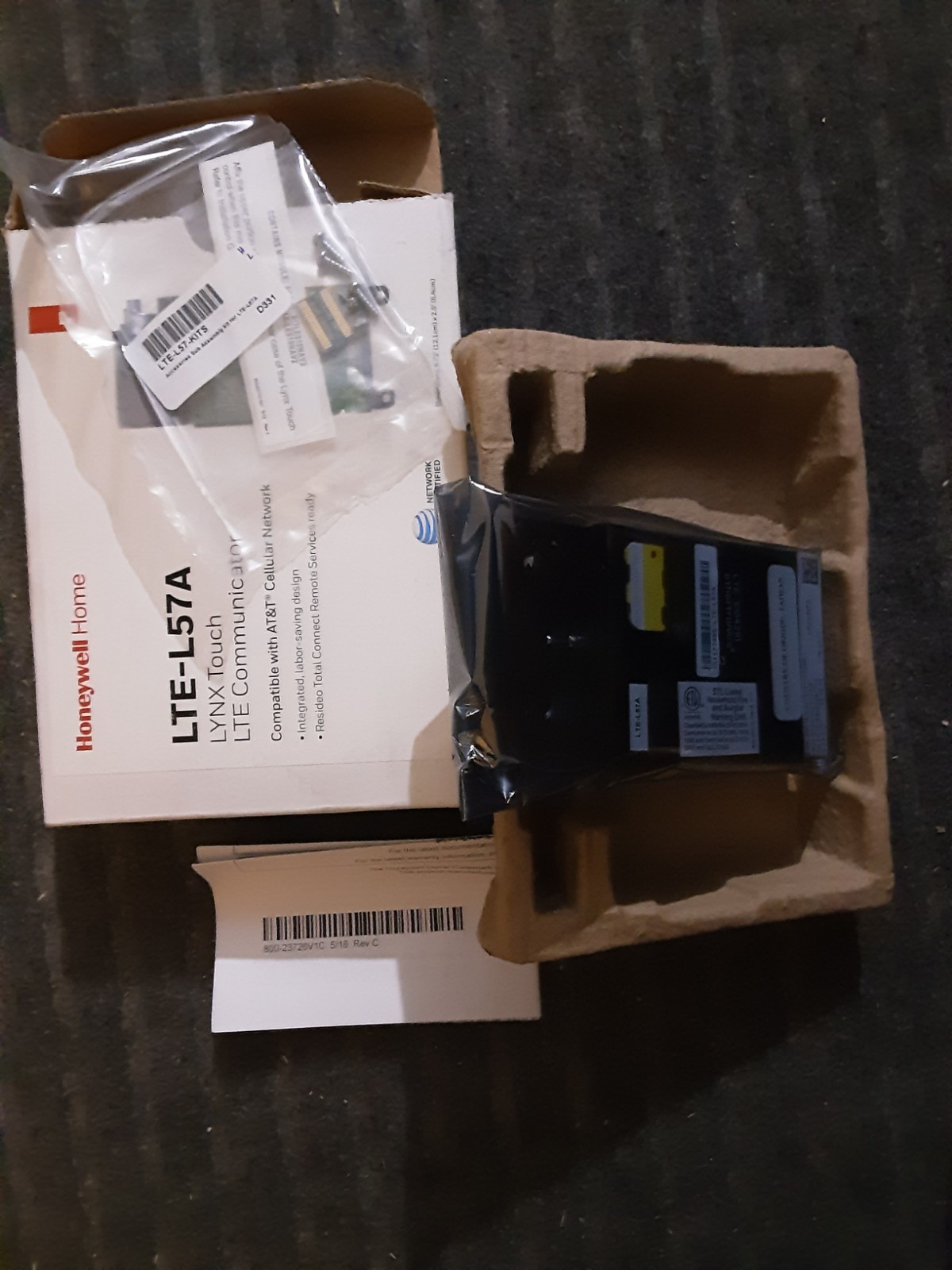 Honeywell Cellular Radio (LTEL-57V) for LYNX Touch L5210 and L7000