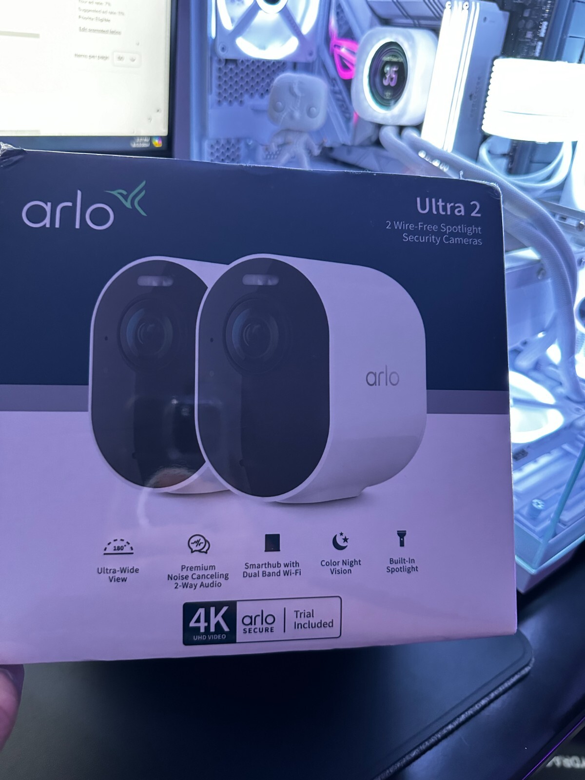 Arlo Ultra 2 4K Wireless Security System with 2 Camera