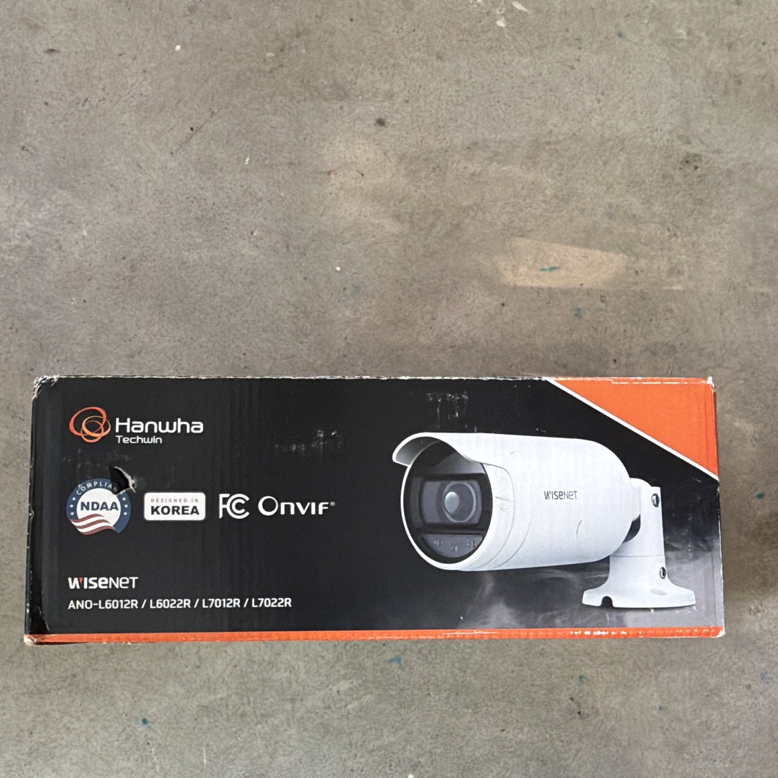 Hanwha Techwin Wisenet ANO-L6022R 1080p IP Bullet PoE ONVIF WDR