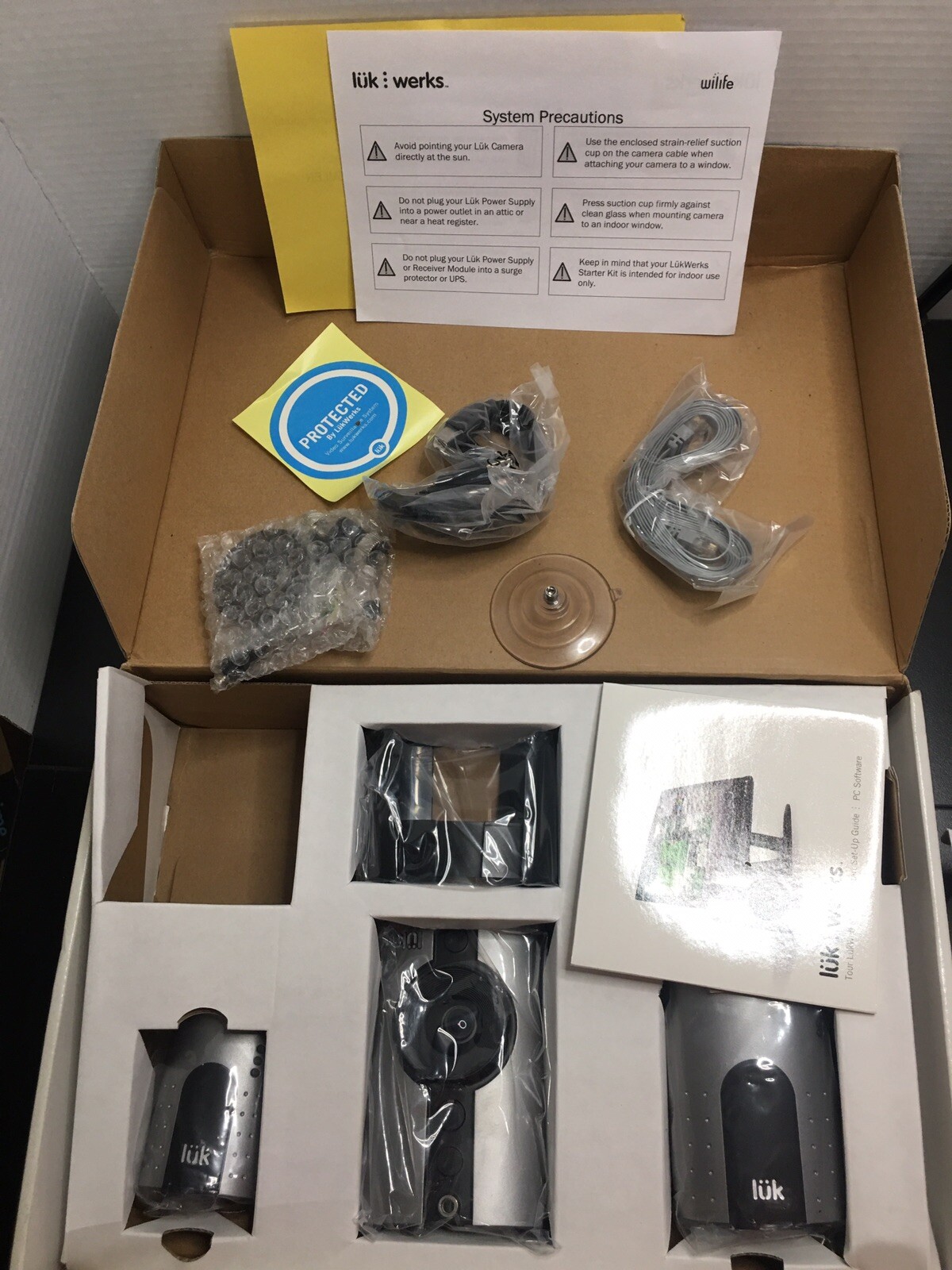 Luk Works Digital Video Surveillance System Starter Kit And 2 Add On Cameras
