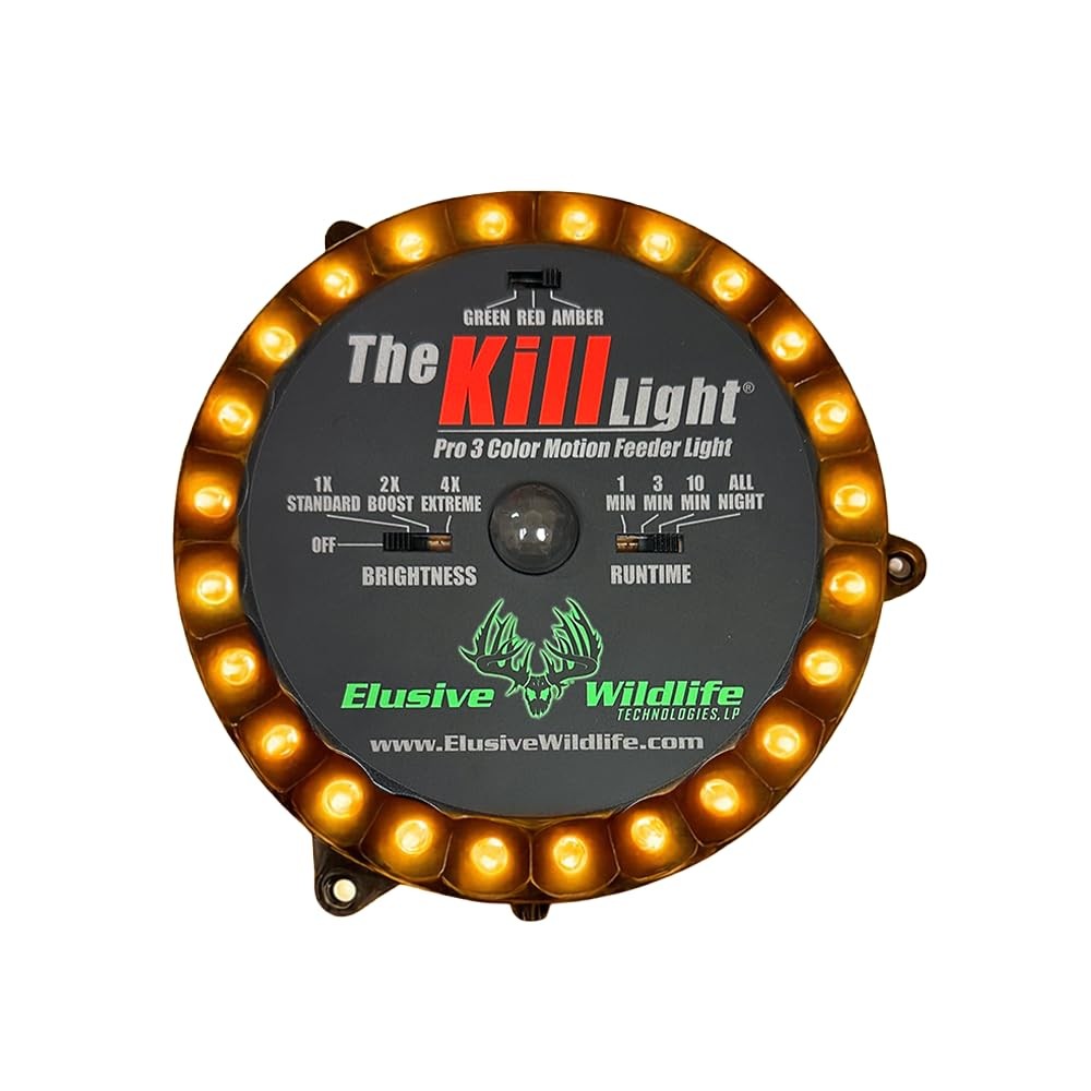 Elusive Wildlife Kill Light 3-Color Feeder – Motion Activated green