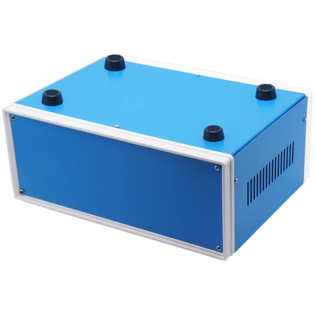 Zulkit Electronic Enclosures Blue Metal Enclosure 12.6″ x 10.6″ x 4.7″,