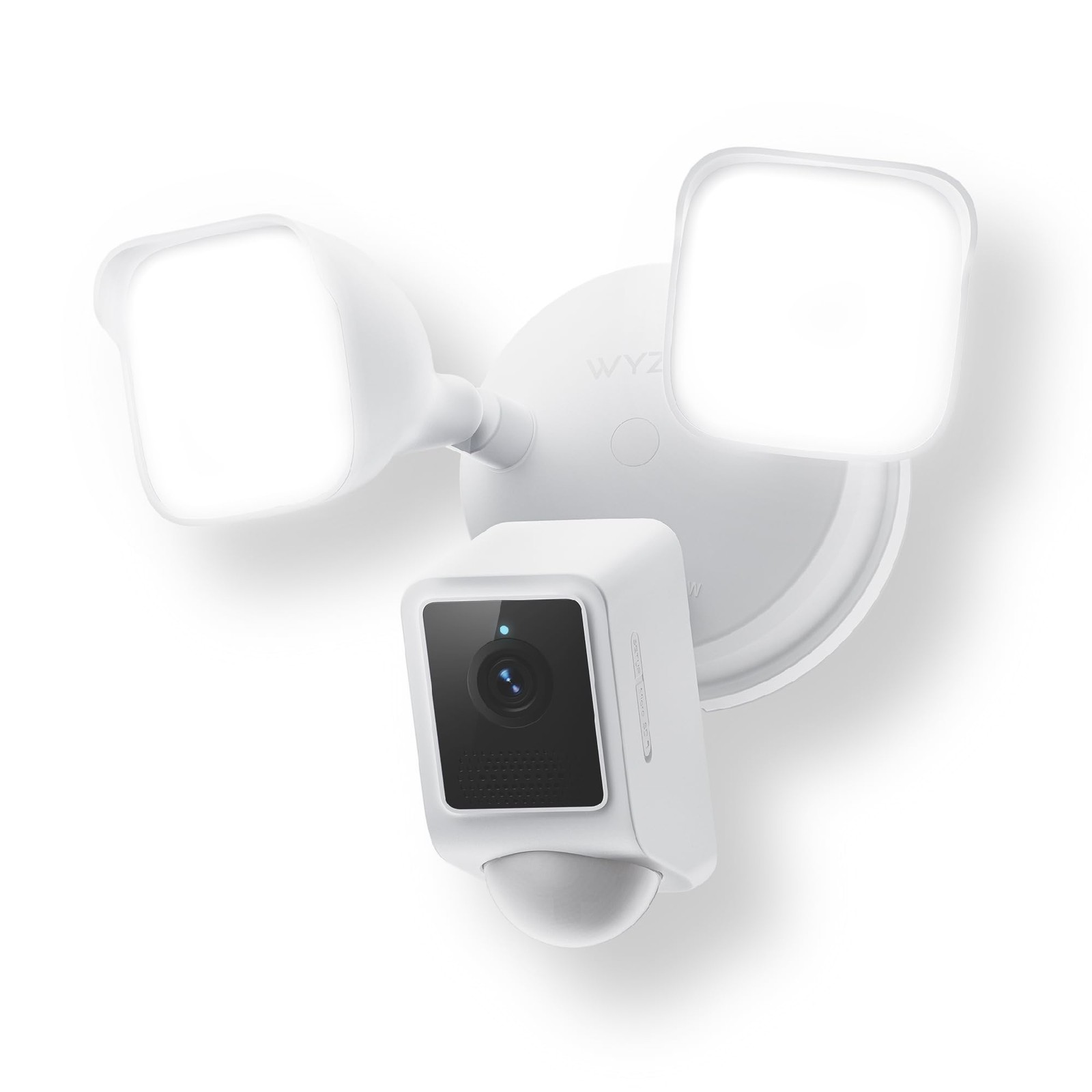 WYZE Floodlight Camera v2, Security Outdoor, 2K HD (Pack of 1), White