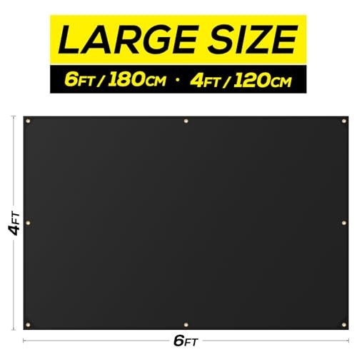 Welding Blanket, Silicone Coated Fiberglass Fire Blanket, Welding Blanket 4x6ft