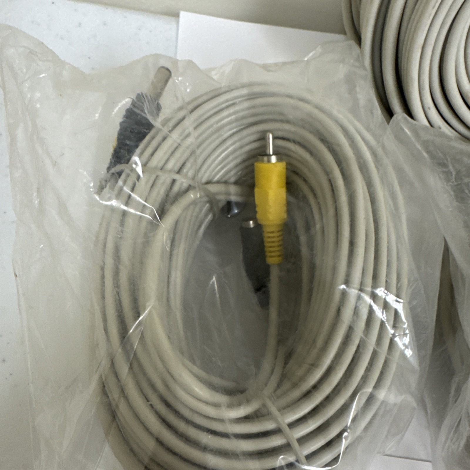 Lot of 4- New 50’ SLA24 grayCable Analog Security Camera