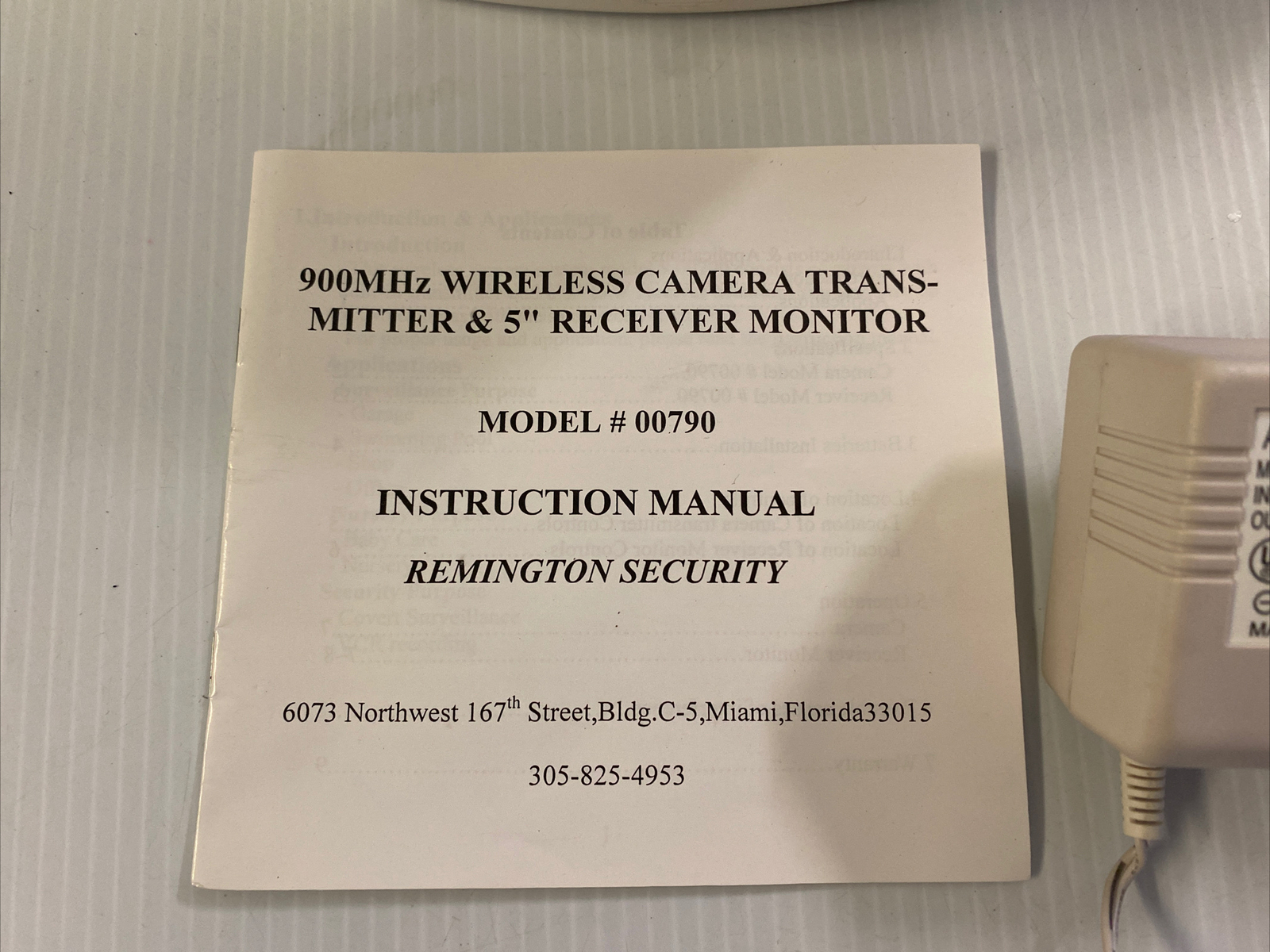 Remington – 900 MHz Wireless Observation System Model 00790 Very RARE!!!