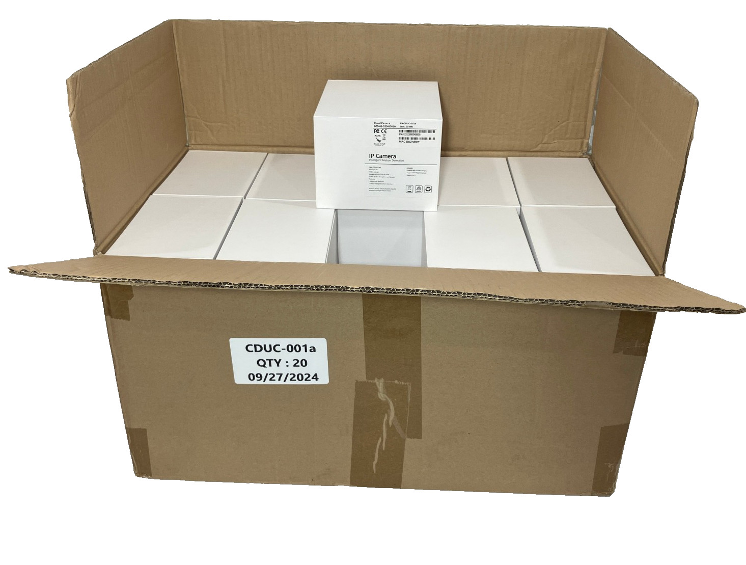 20 Lot 2GIG-CAM-100W Indoor HD 1.3 MP 1280×720 WiFi Ethernet IP PIR Camera NEW