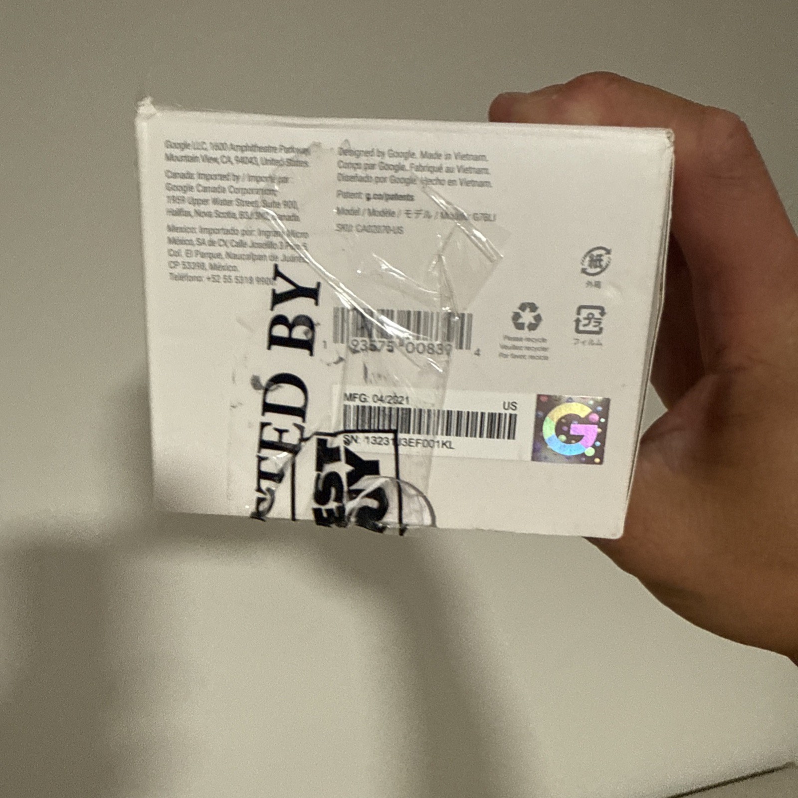 Google Nest Cam Stand GA02070-US Accessory For Indoor Camera – Open Box