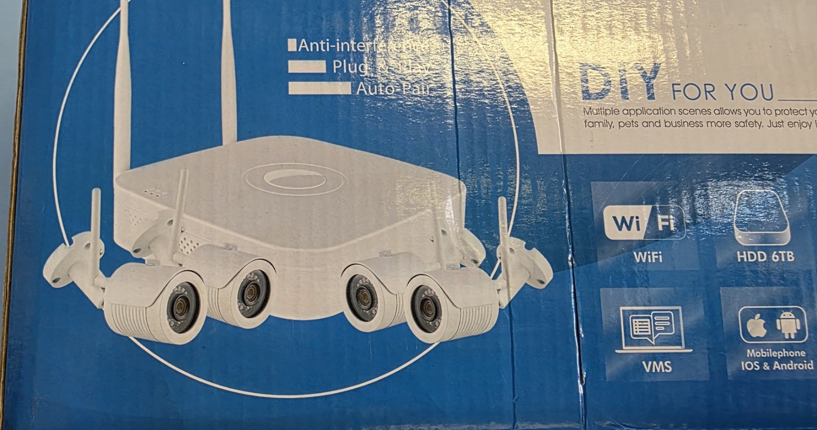 wifi wireless home security camera nvr system