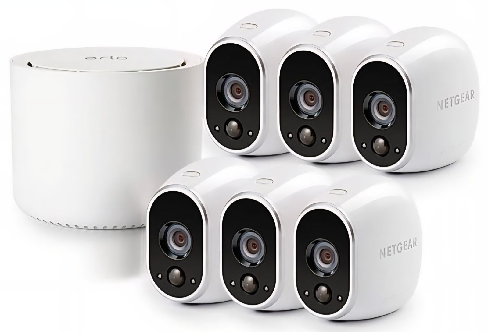 2018 ARLO 6 Camera Wireless Security System Motion Detect Home VMS3630B-100N