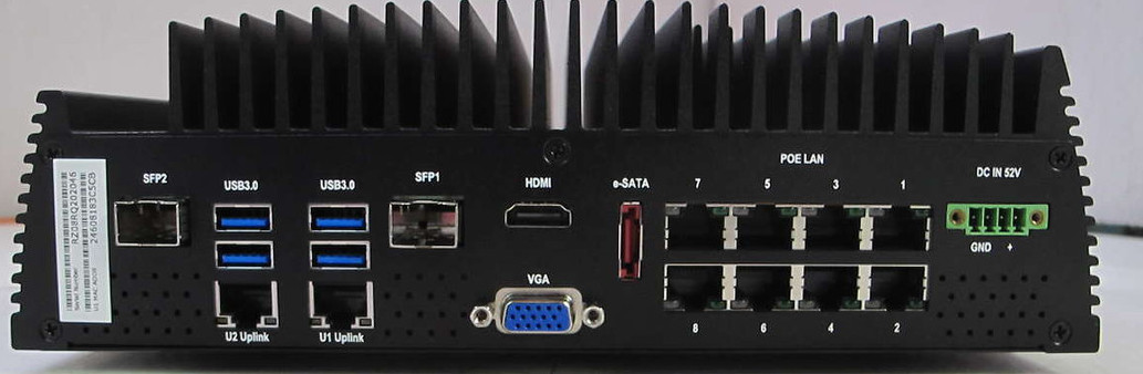 RAZBERI SERVERSWITCHIQ RUGGED SSIQ-8RUGGED SSIQ8-R2-I5-4S CORE I5 8 POE