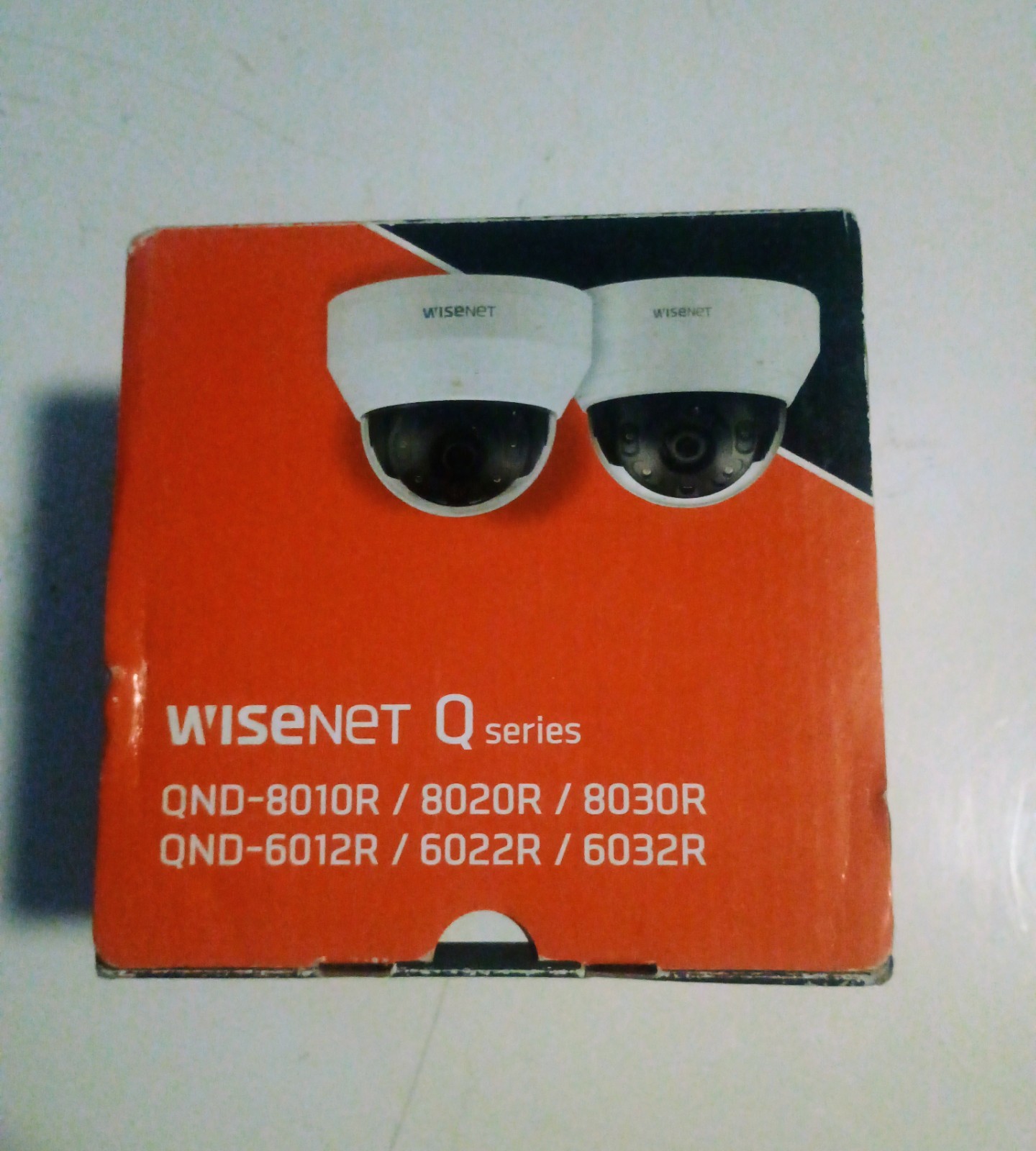 Wisenet QND-6012R1 2MP IR Indoor Dome Camera 2.8mm Fixed Lens PoE Hanwha