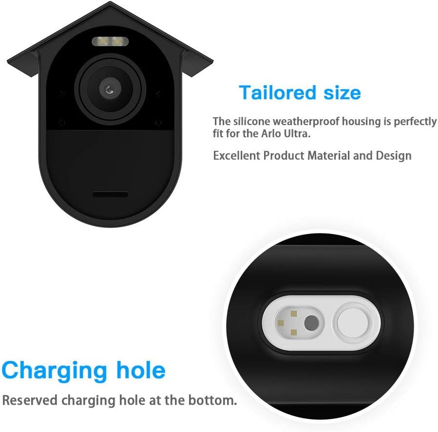 Weatherproof Silicone Skin(3 Pcs) for Arlo Ultra 4K Arlo Ultra 2 Arlo Pro 3,Arlo