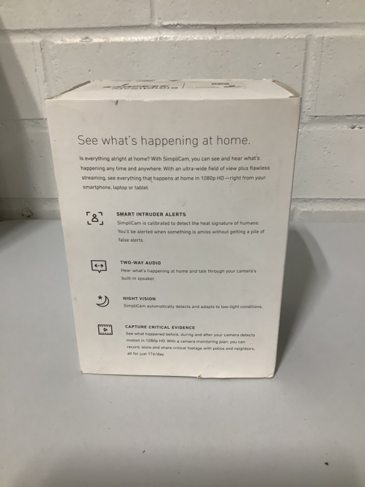 SimpliSafe Indoor Camera Wi-Fi HD Security Camera